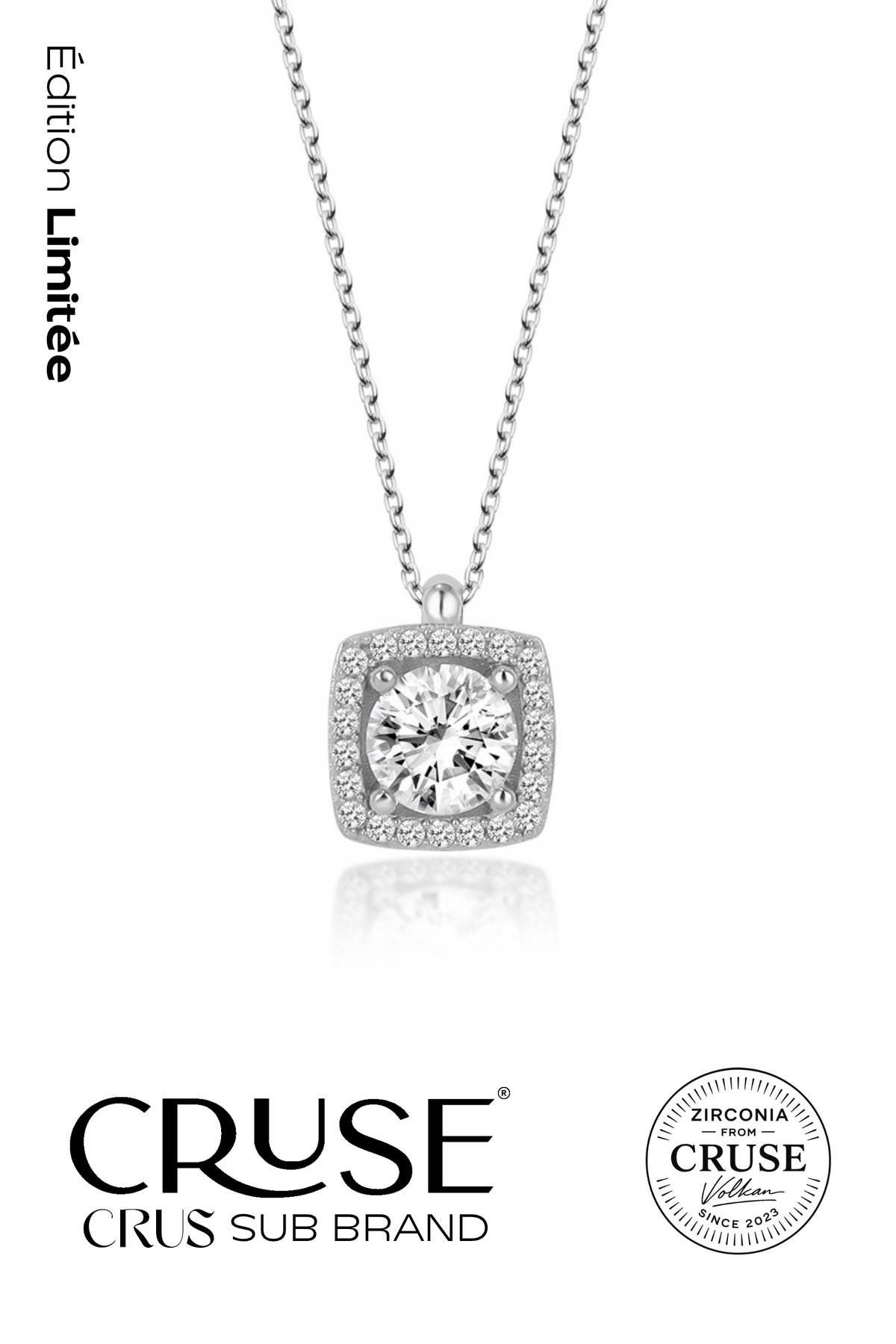 halo carré kolye édition limitée | Cruse