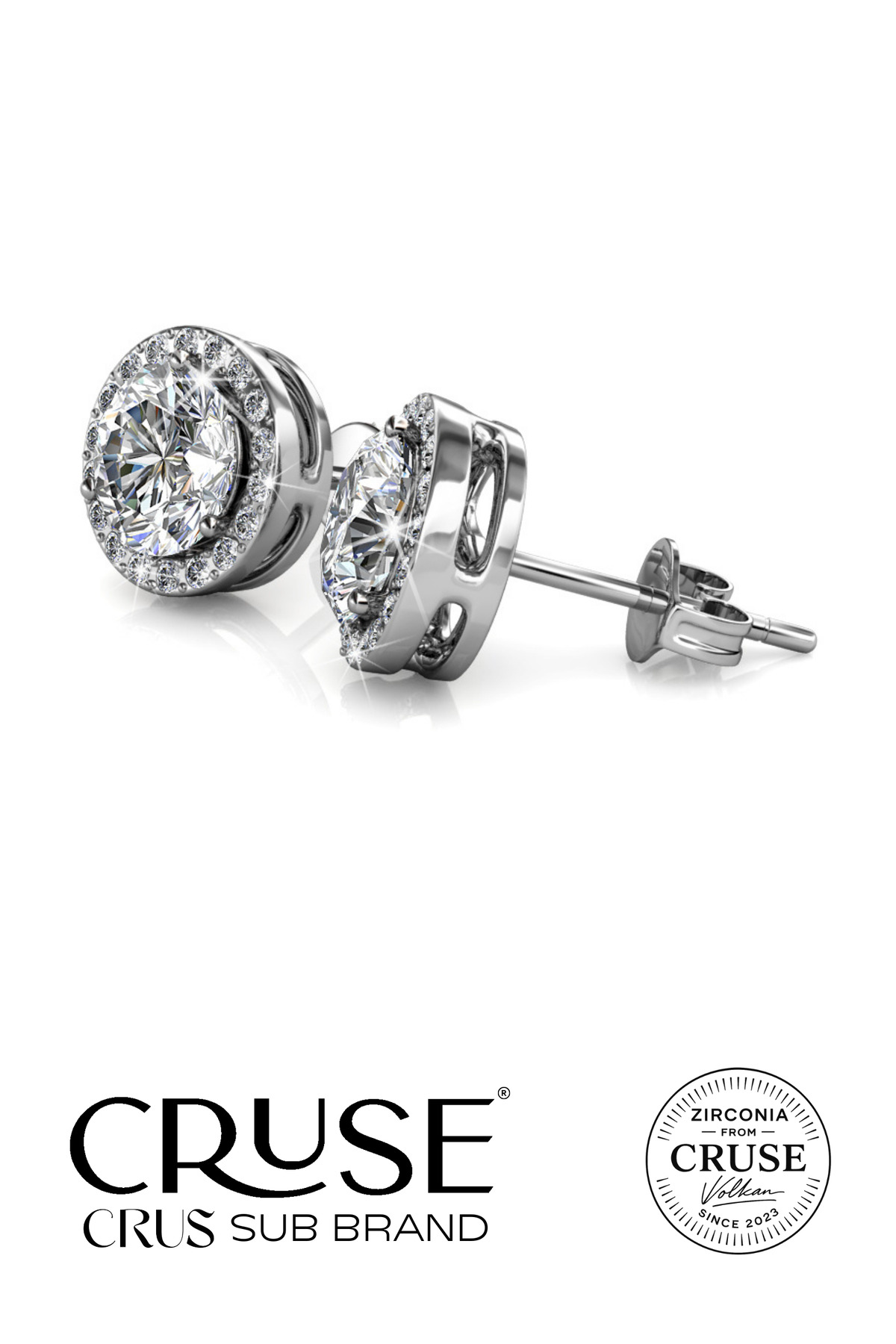 éternelle halo tektaş küpe | Cruse