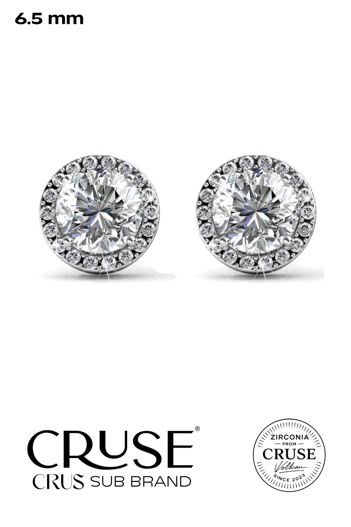 éternelle halo tektaş küpe | Cruse