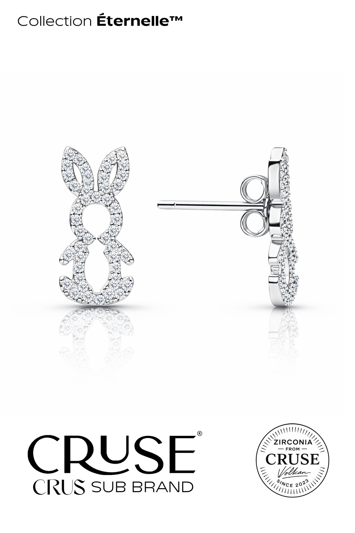 éternelle pavé tavşan küpe | Cruse