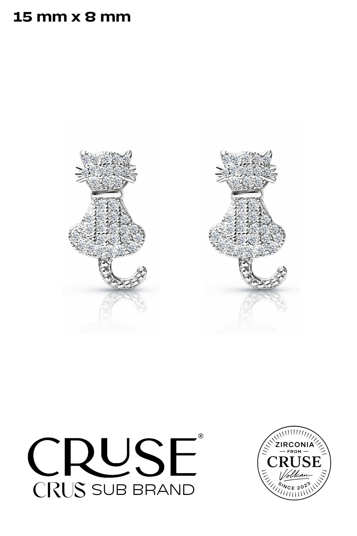 éternelle pavé kedi küpe | Cruse