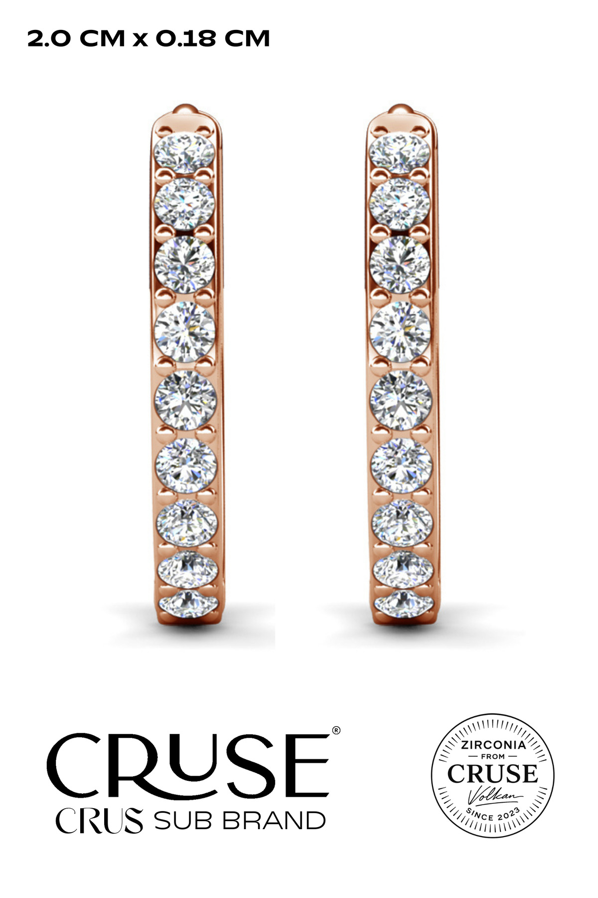 éternelle 0.5 ct halka küpe | Cruse