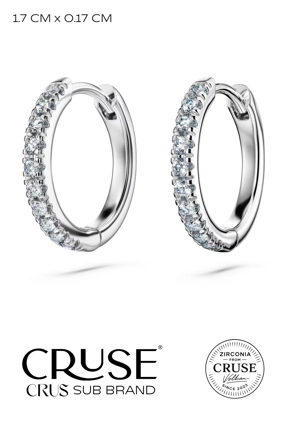 éternelle 0.2 ct halka küpe | Cruse