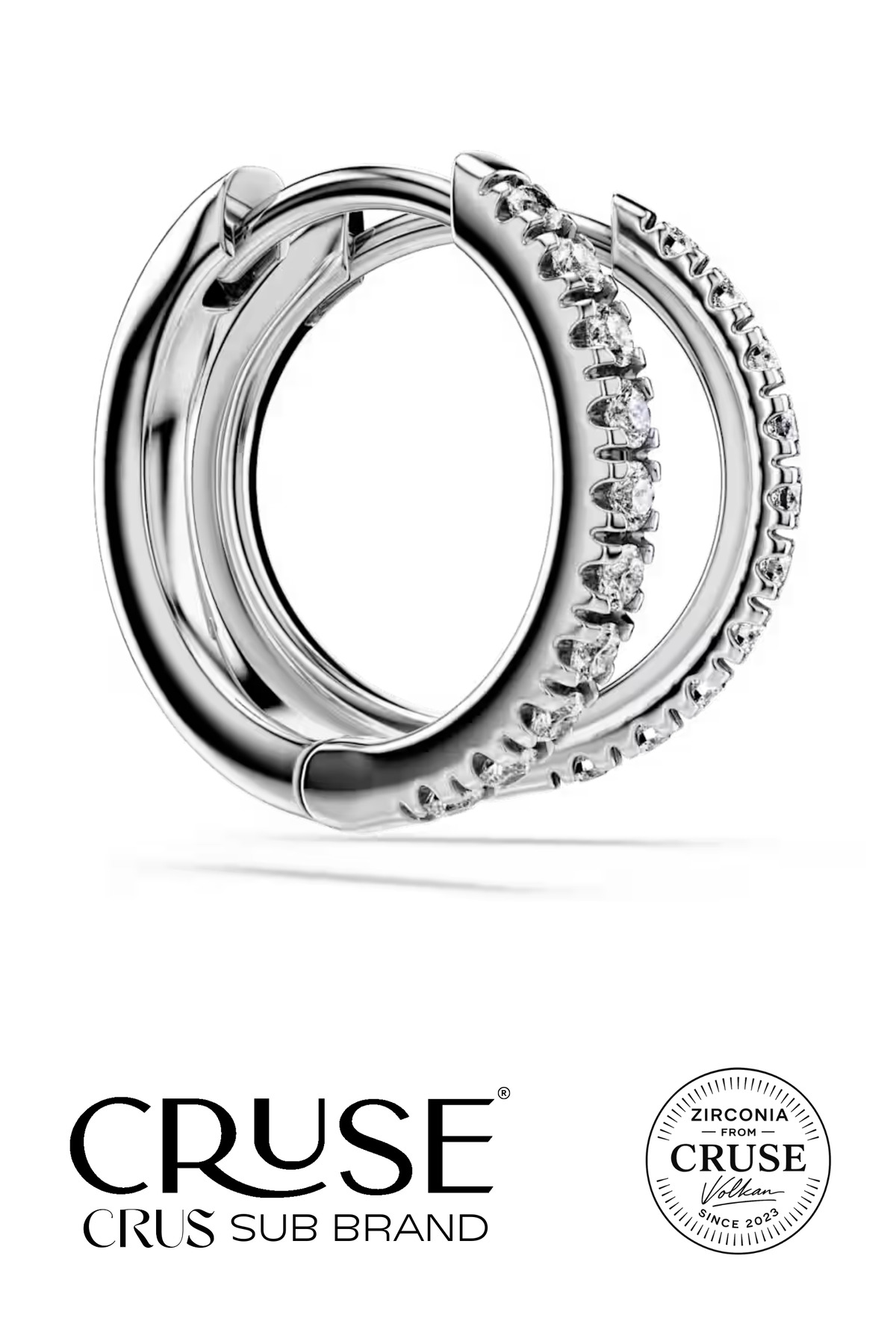 éternelle 0.2 ct halka küpe | Cruse