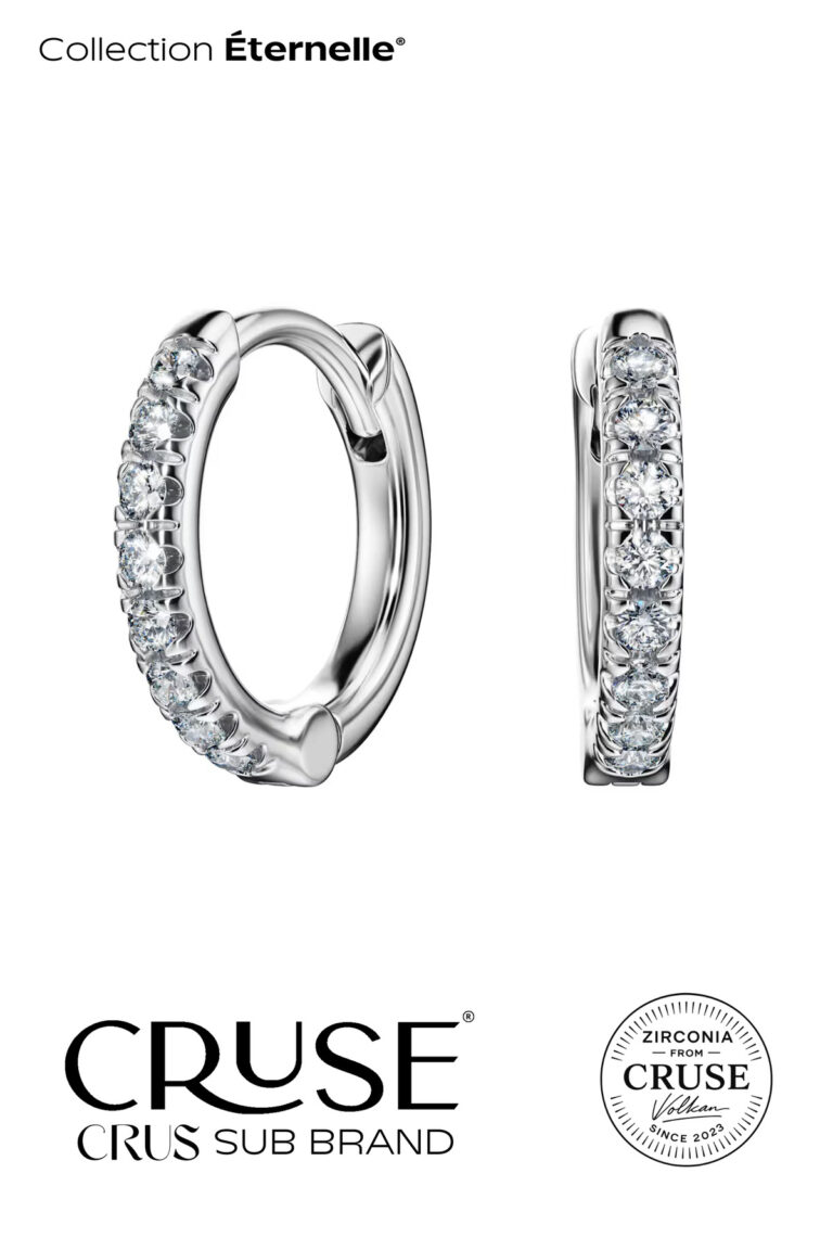 éternelle 0.1 ct halka küpe | Cruse