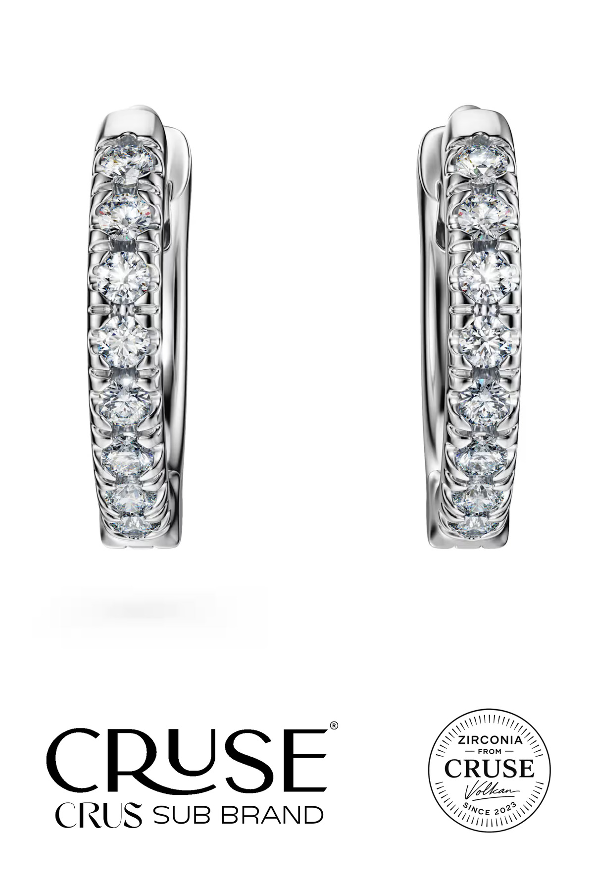 éternelle 0.1 ct halka küpe | Cruse