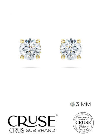 3 mm tektaş küpe | Cruse