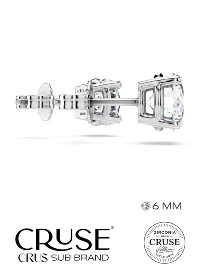 6 mm tektaş küpe | Cruse