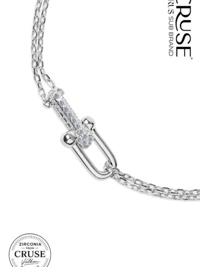 titan lock pavé i̇nce güç zinciri bileklik | Cruse