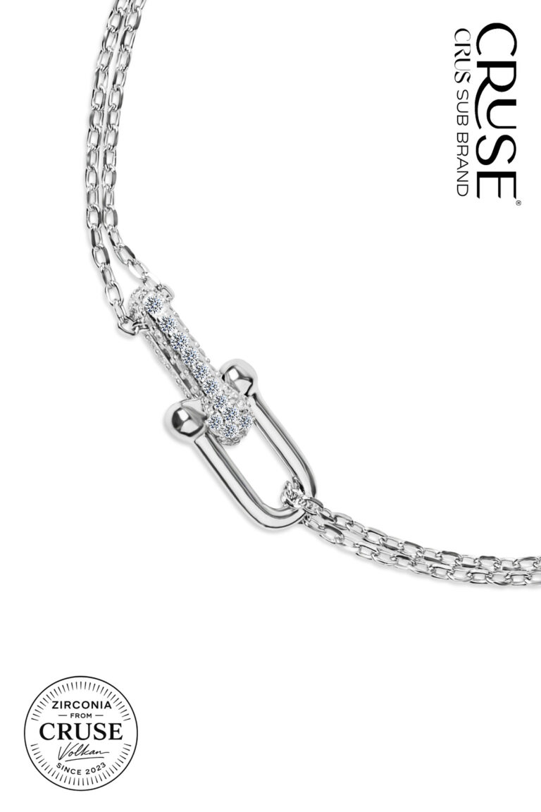 titan lock pavé i̇nce güç zinciri bileklik | Cruse