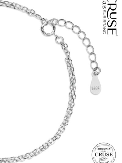 titan lock pavé i̇nce güç zinciri bileklik | Cruse