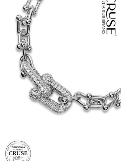 titan lock pavé güç zinciri bileklik | Cruse