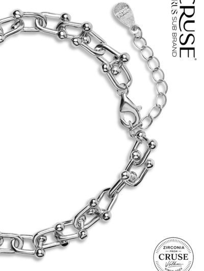 titan lock pavé güç zinciri bileklik | Cruse
