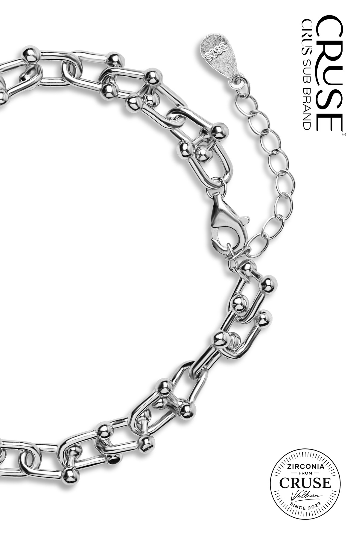 titan lock pavé güç zinciri bileklik | Cruse