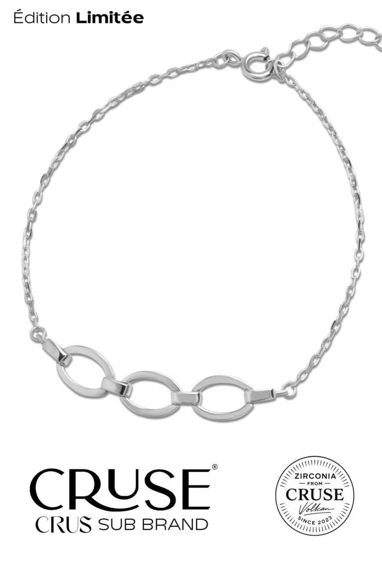 oval zincir detaylı minimal bileklik | Cruse