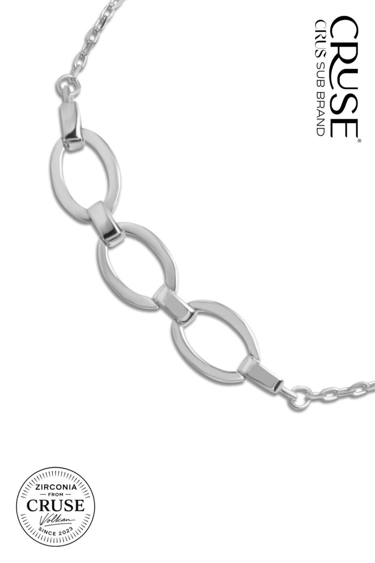 oval zincir detaylı minimal bileklik | Cruse