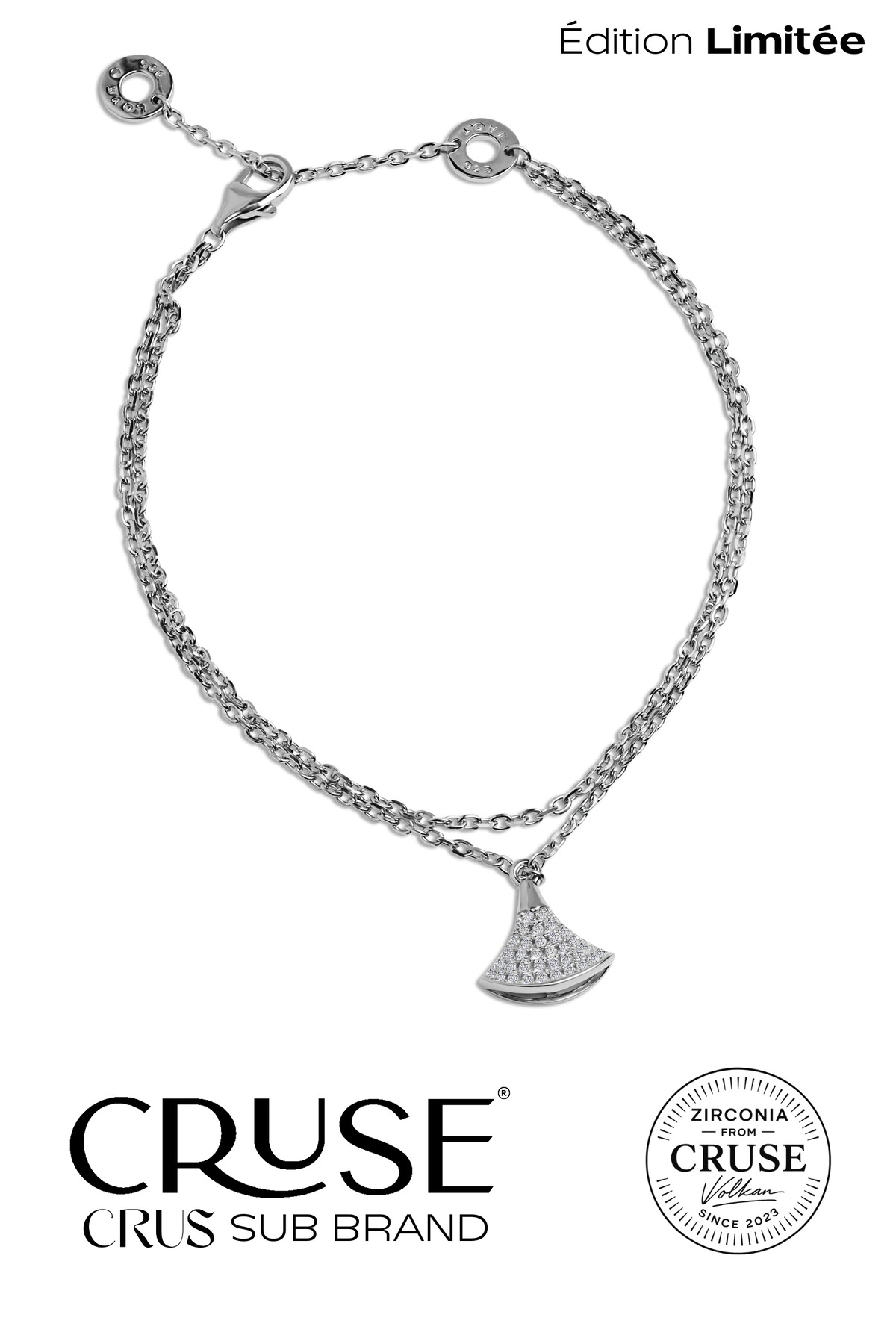 gecenin parıltısı çift zincir bileklik | Cruse