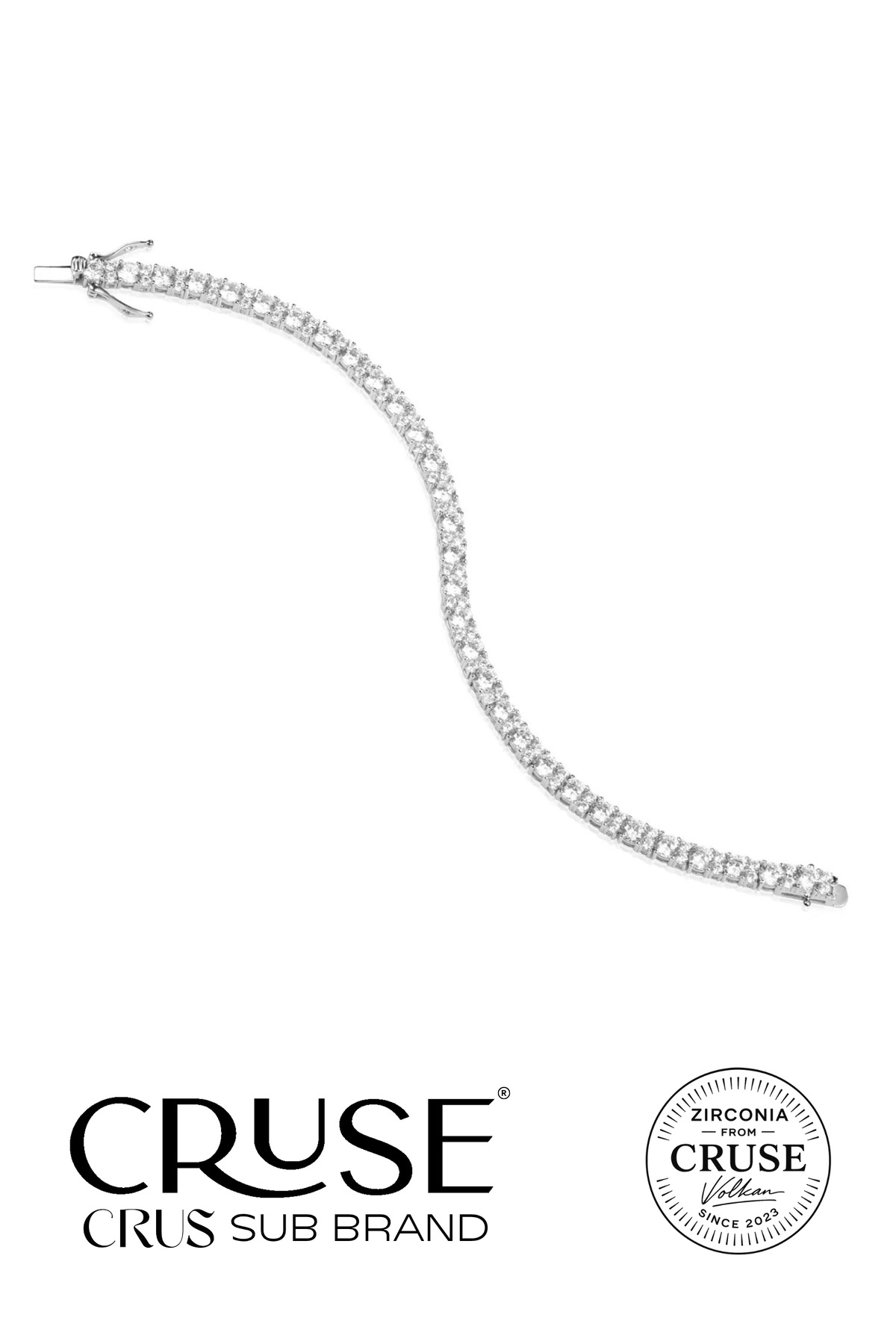4 mm taşlı su yolu bileklik | Cruse