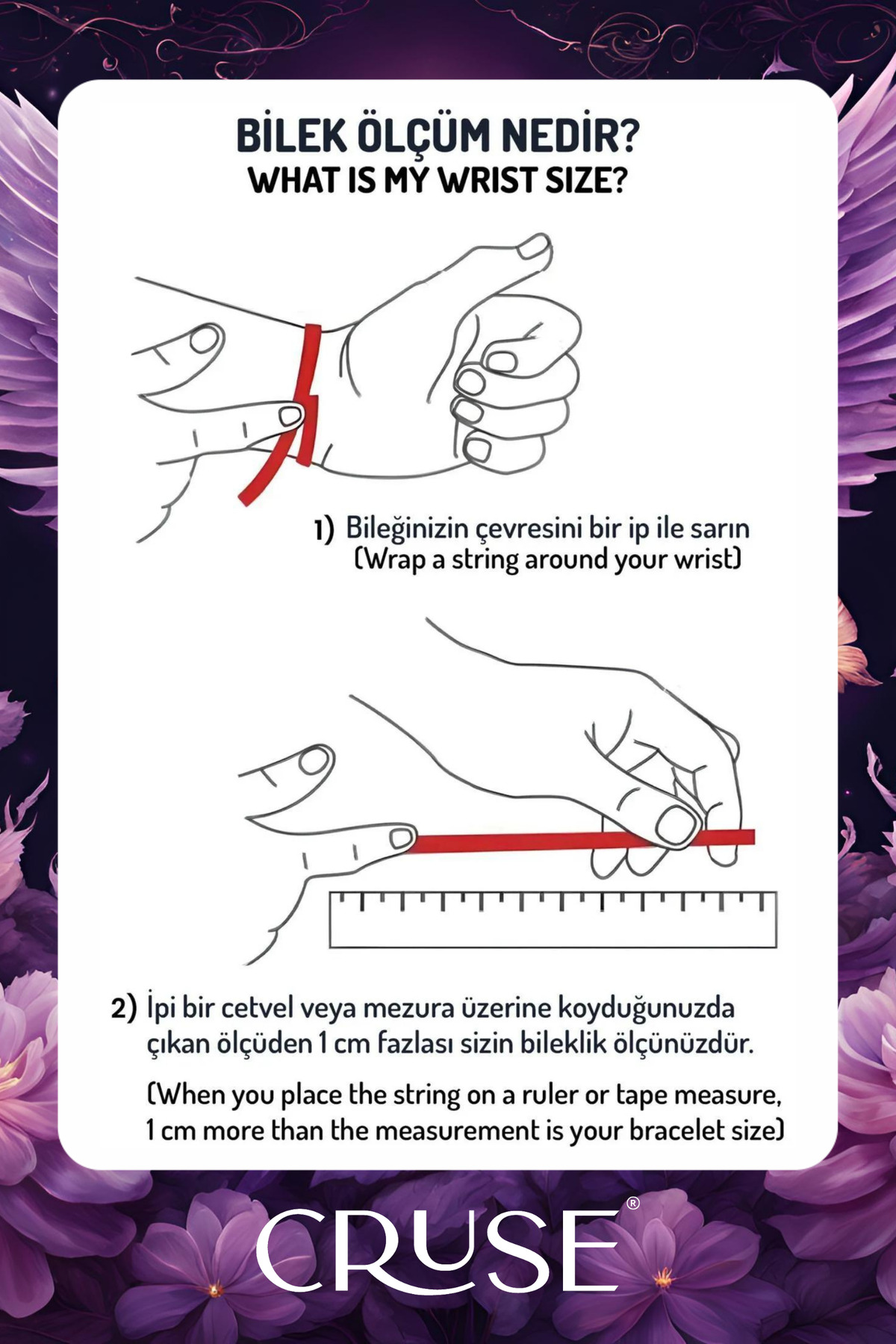4 mm taşlı su yolu bileklik | Cruse