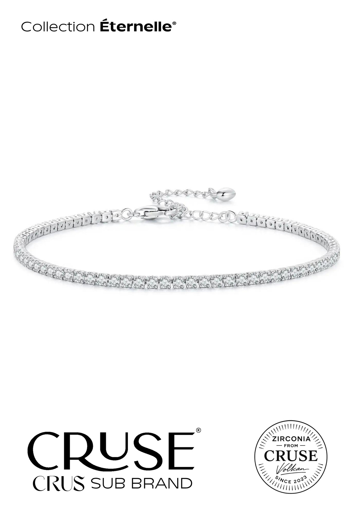 crystal taşlı su yolu bileklik | Cruse