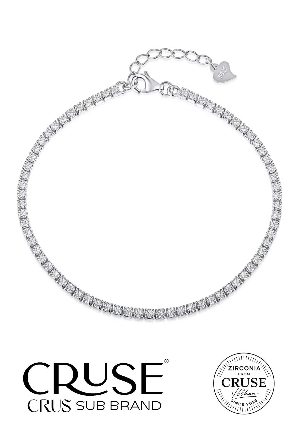 crystal taşlı su yolu bileklik | Cruse