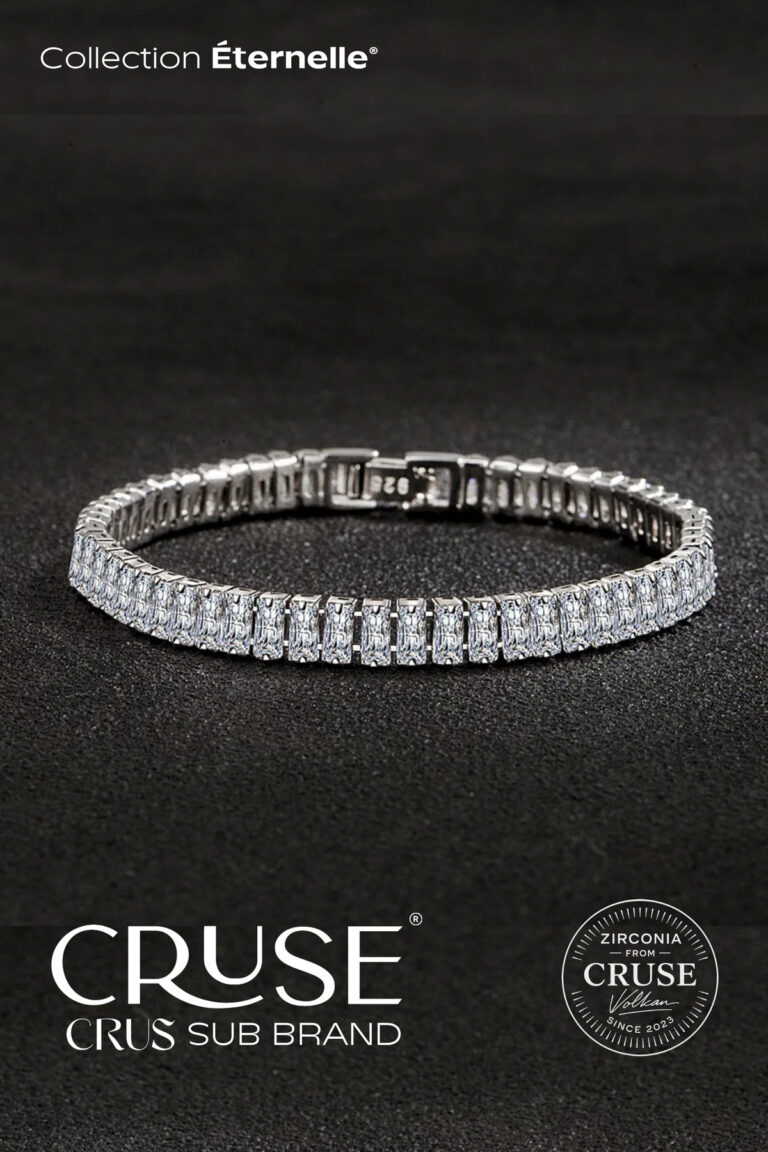 crystal baget taşlı su yolu bileklik özel seri hediyeli | Cruse