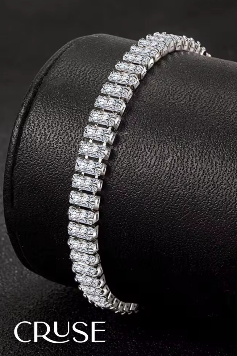 crystal baget taşlı su yolu bileklik özel seri hediyeli | Cruse