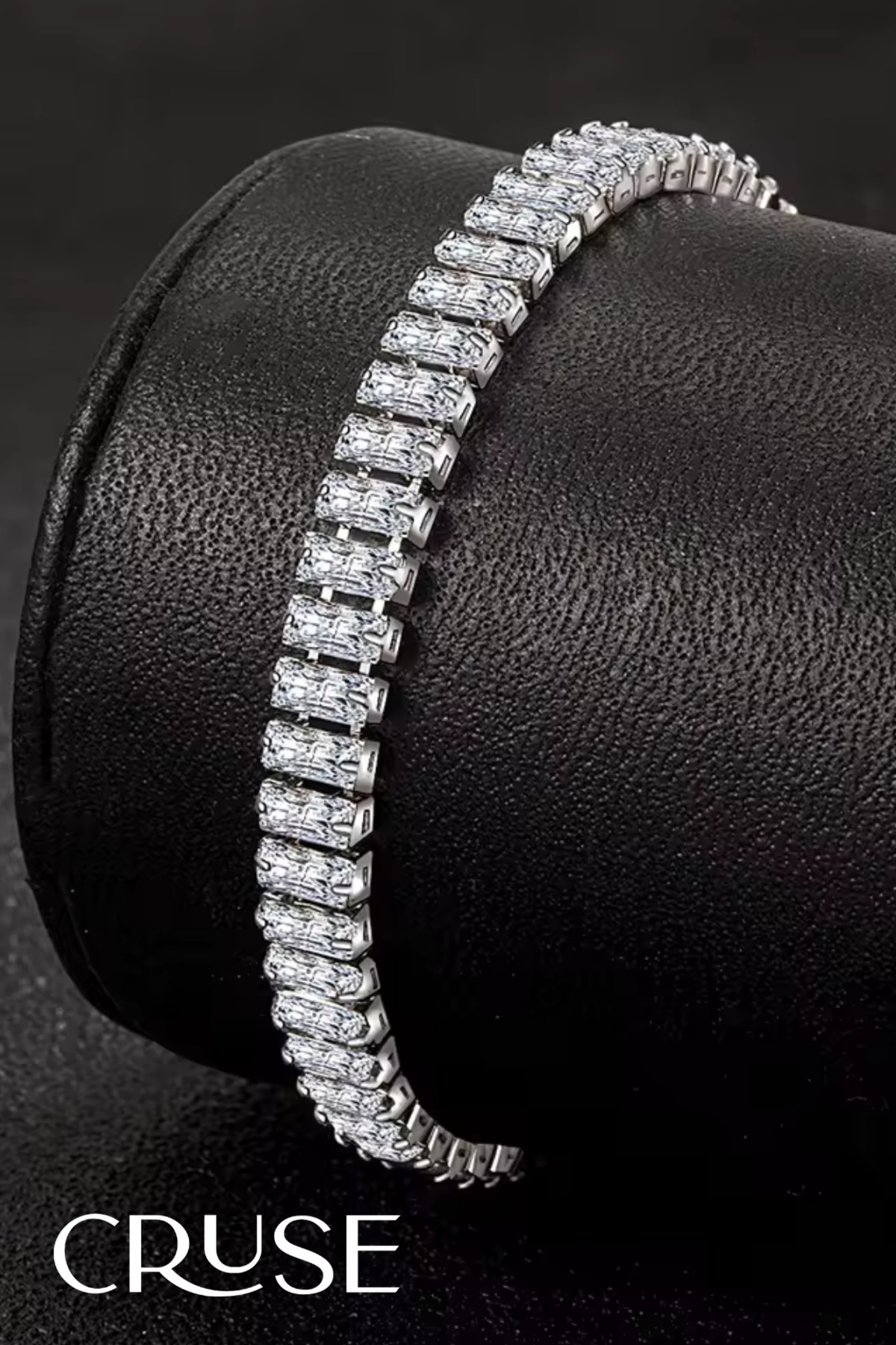 crystal baget taşlı su yolu bileklik özel seri hediyeli | Cruse