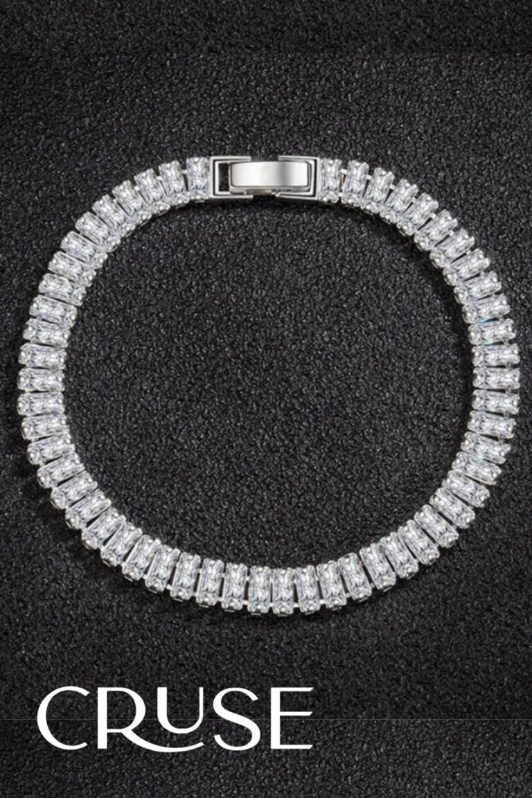 crystal baget taşlı su yolu bileklik özel seri hediyeli | Cruse