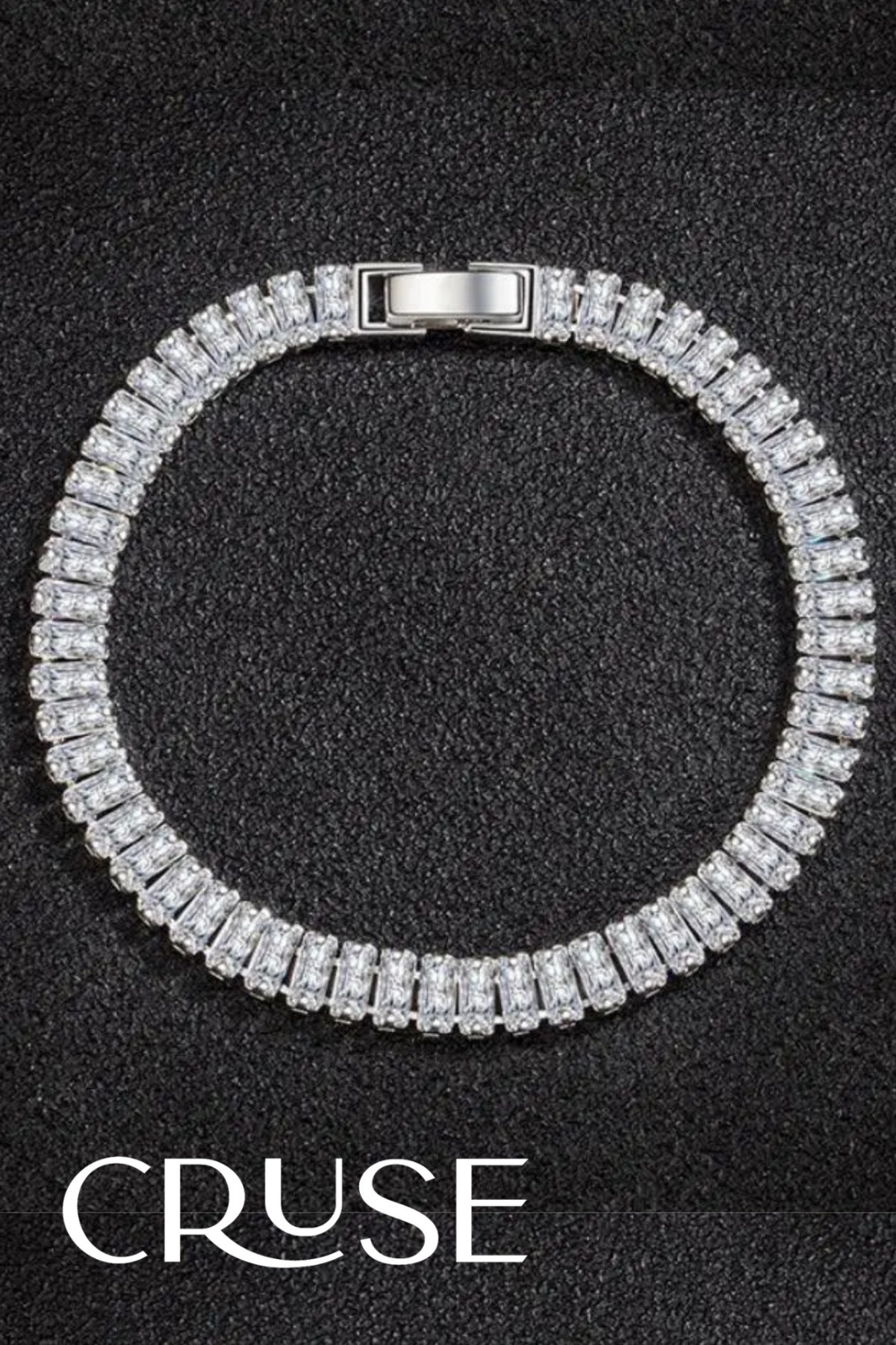 crystal baget taşlı su yolu bileklik özel seri hediyeli | Cruse