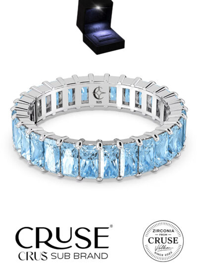 aqua baget taşlı tamtur yüzük | Cruse
