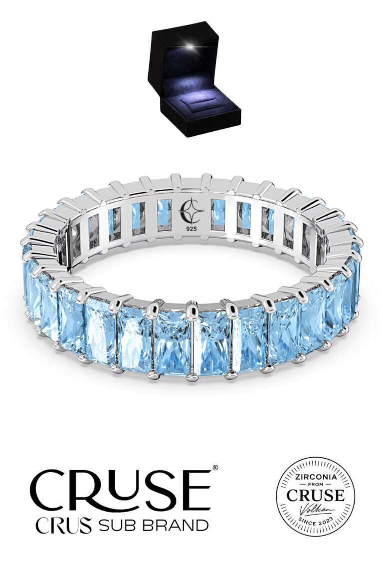 aqua baget taşlı tamtur yüzük | Cruse