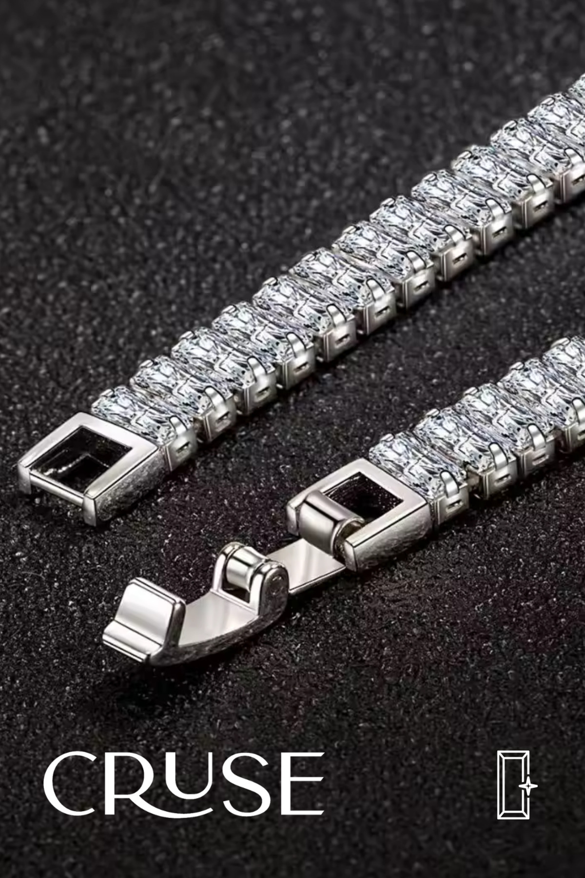 crystal baget taşlı su yolu bileklik özel seri hediyeli | Cruse