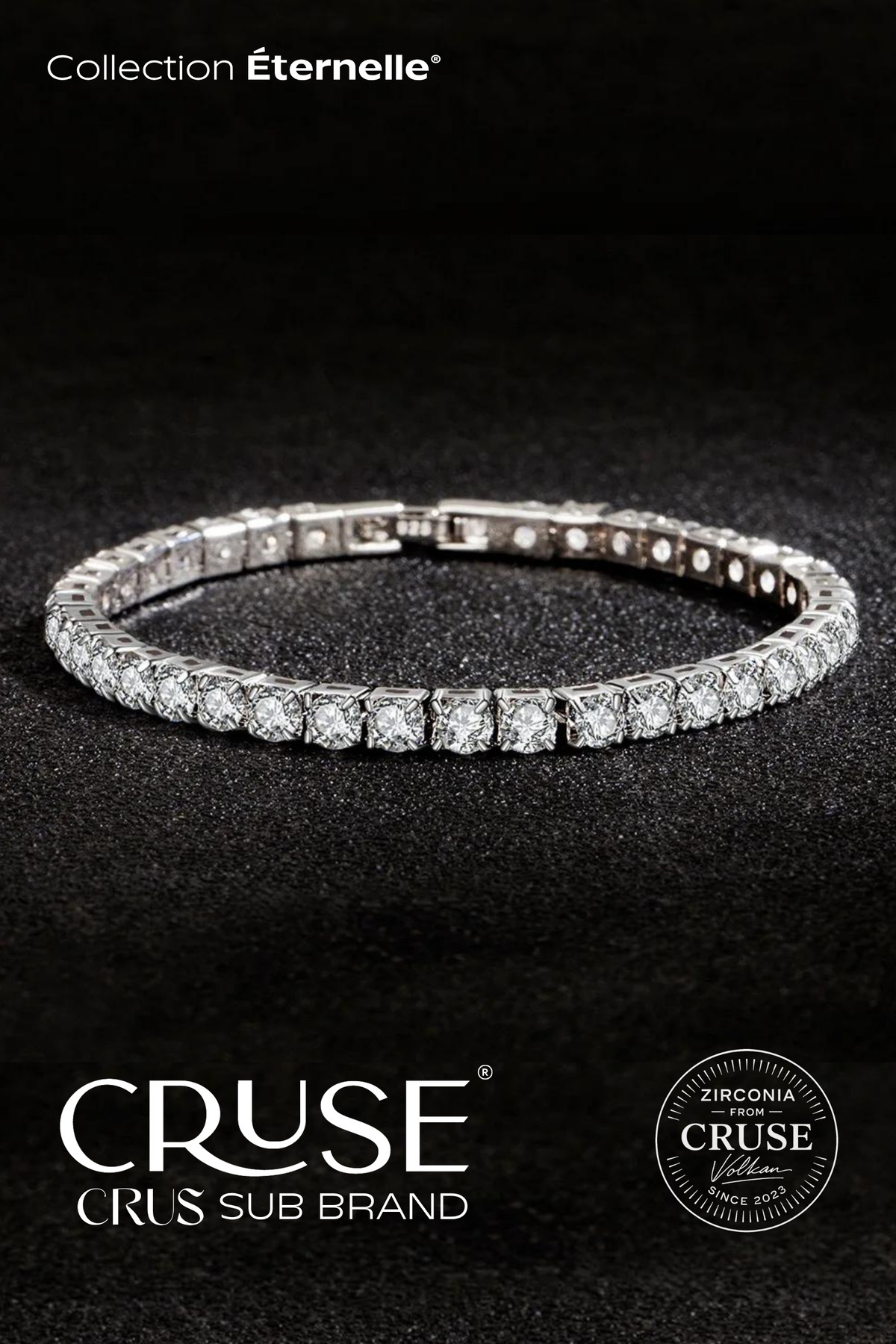 crystal taşlı su yolu bileklik özel seri hediyeli | Cruse
