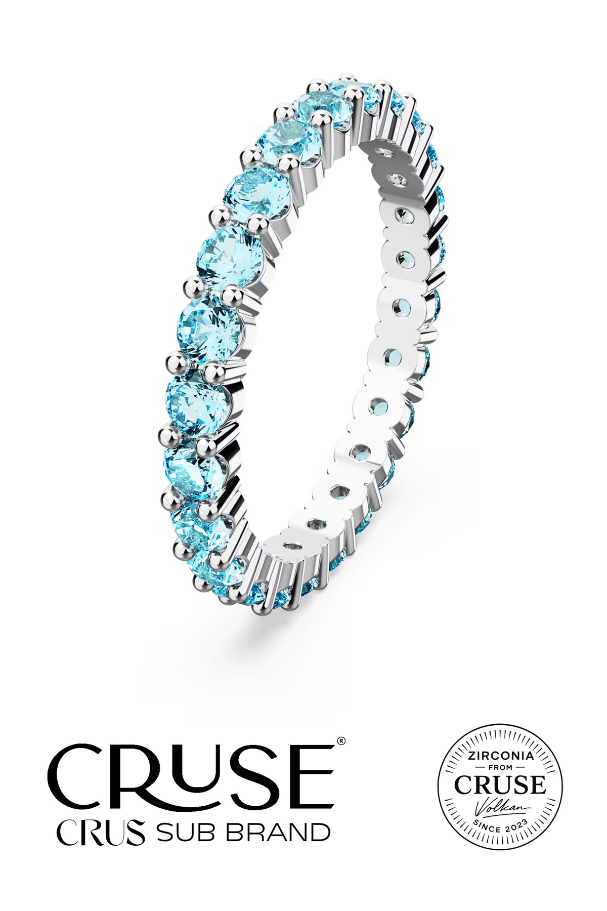 aqua taşlı tamtur yüzük | Cruse