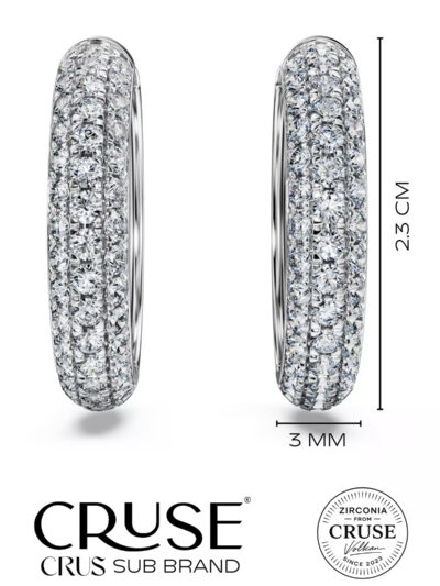 éternelle 2.0 ct tamtur halka küpe | Cruse