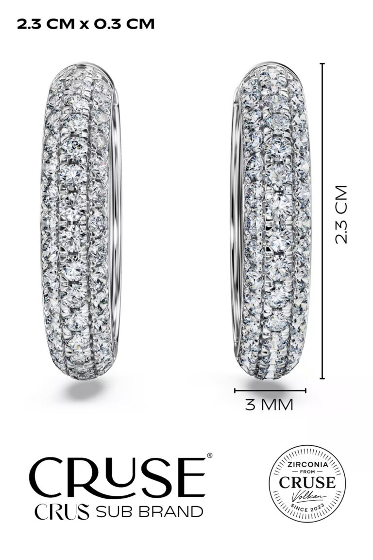 éternelle 2.0 ct tamtur halka küpe | Cruse