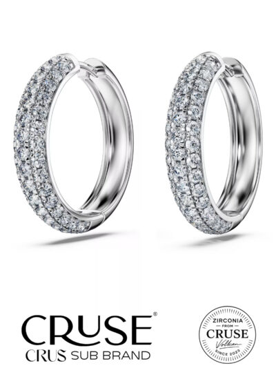 éternelle 2.0 ct tamtur halka küpe | Cruse