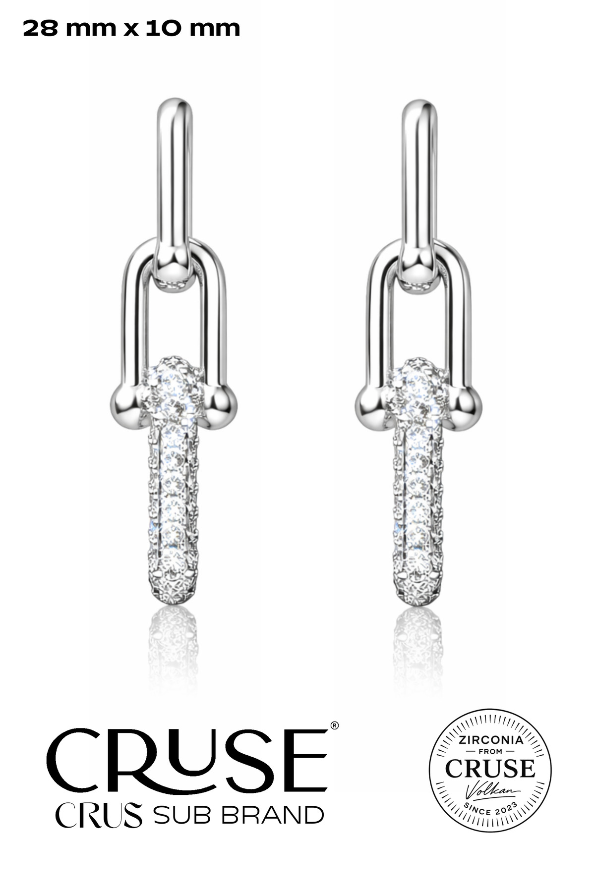 titan lock anchor sallantılı küpe | Cruse