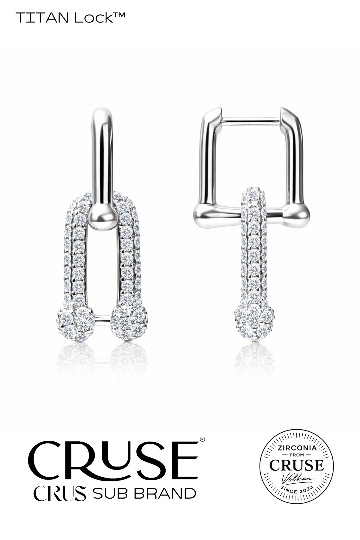 titan lock lite sallantılı küpe | Cruse
